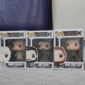 Game of thrones pop doll collection